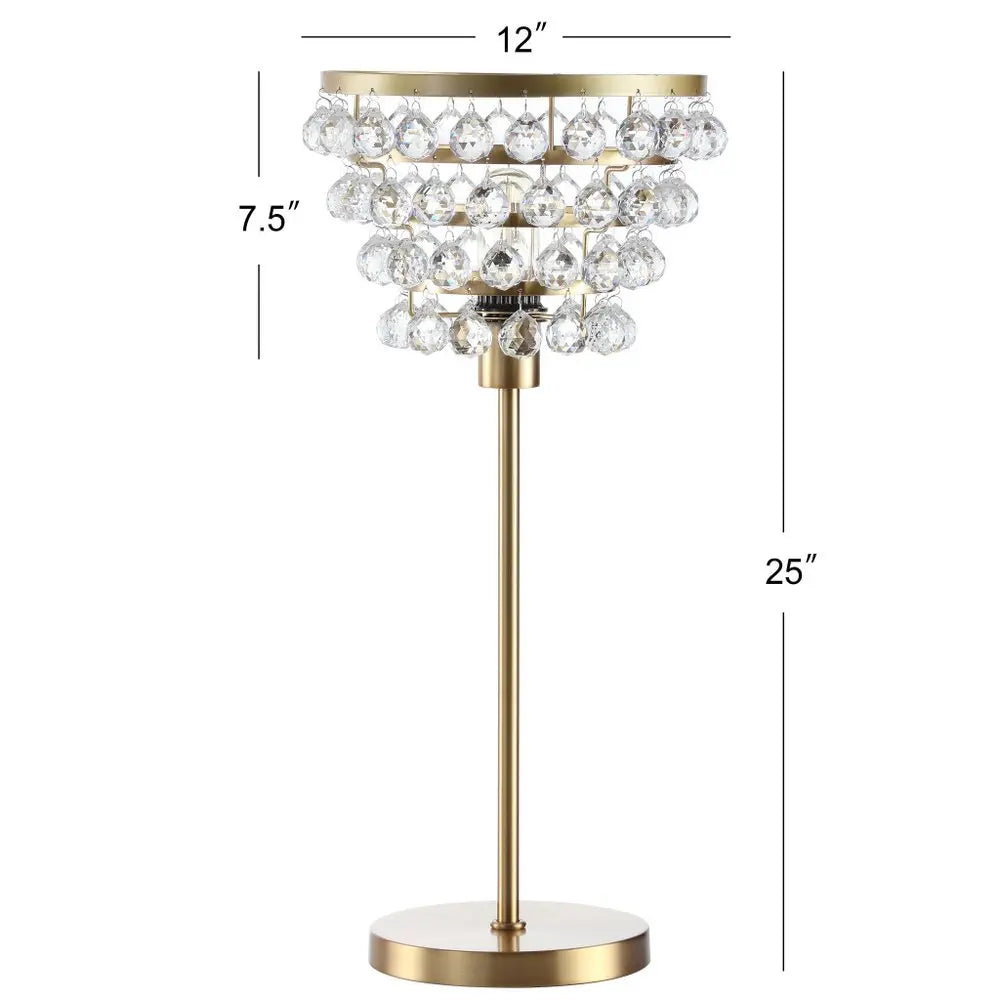 25" Gold Novelty Table Lamp LED HomeRoots