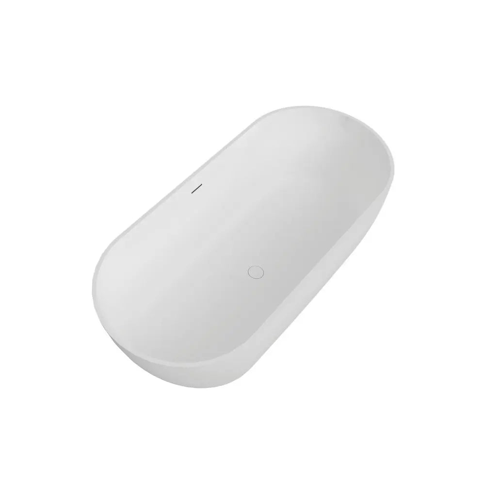 59" White Acrylic Oval Bath Tub HomeRoots