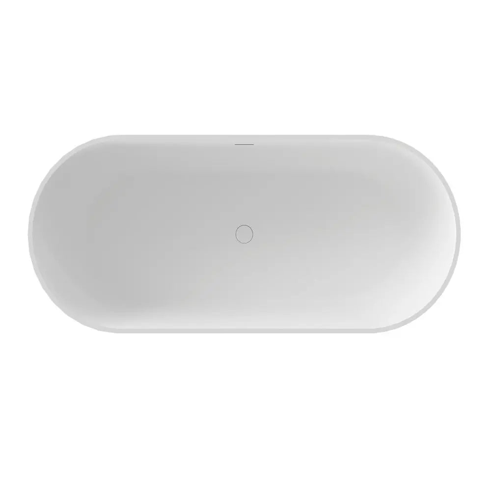 59" White Acrylic Oval Bath Tub HomeRoots