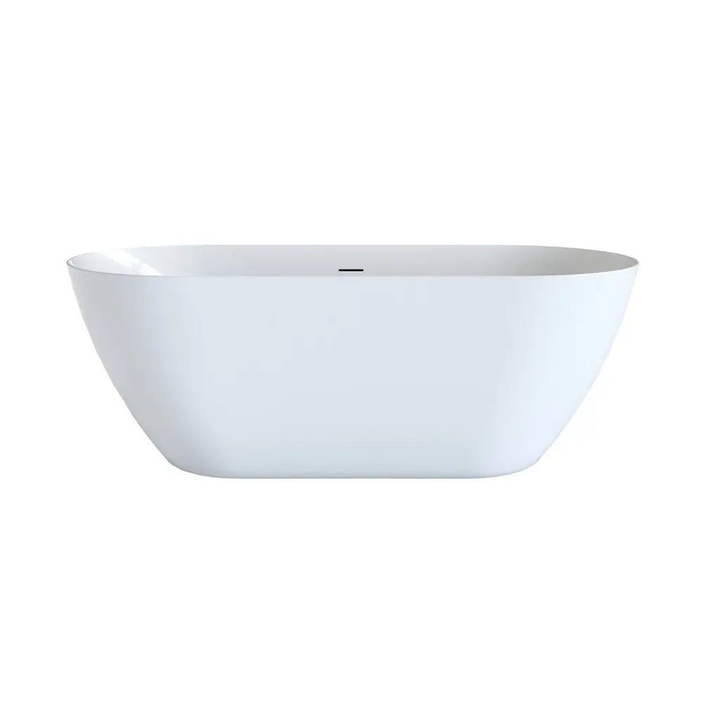 63" White Acrylic Oval Bath Tub HomeRoots