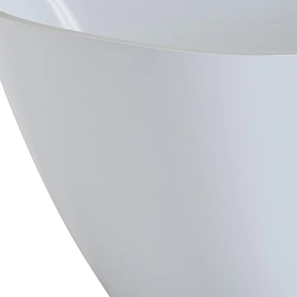 59" White Acrylic Oval Bath Tub HomeRoots