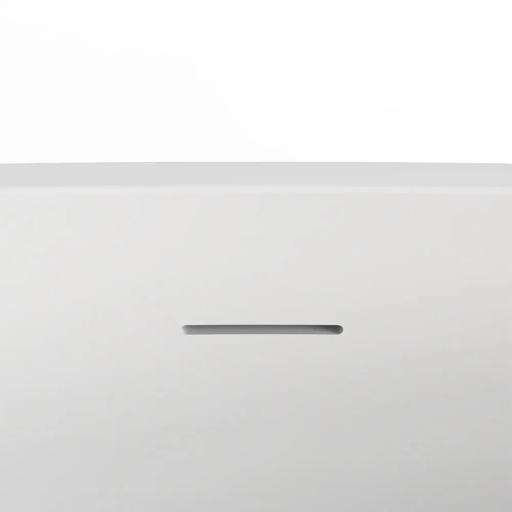 67" White Acrylic Oval Bath Tub HomeRoots