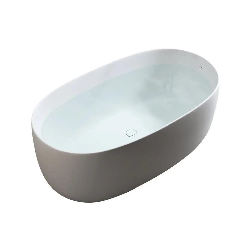 47" White Acrylic Oval Bath Tub HomeRoots