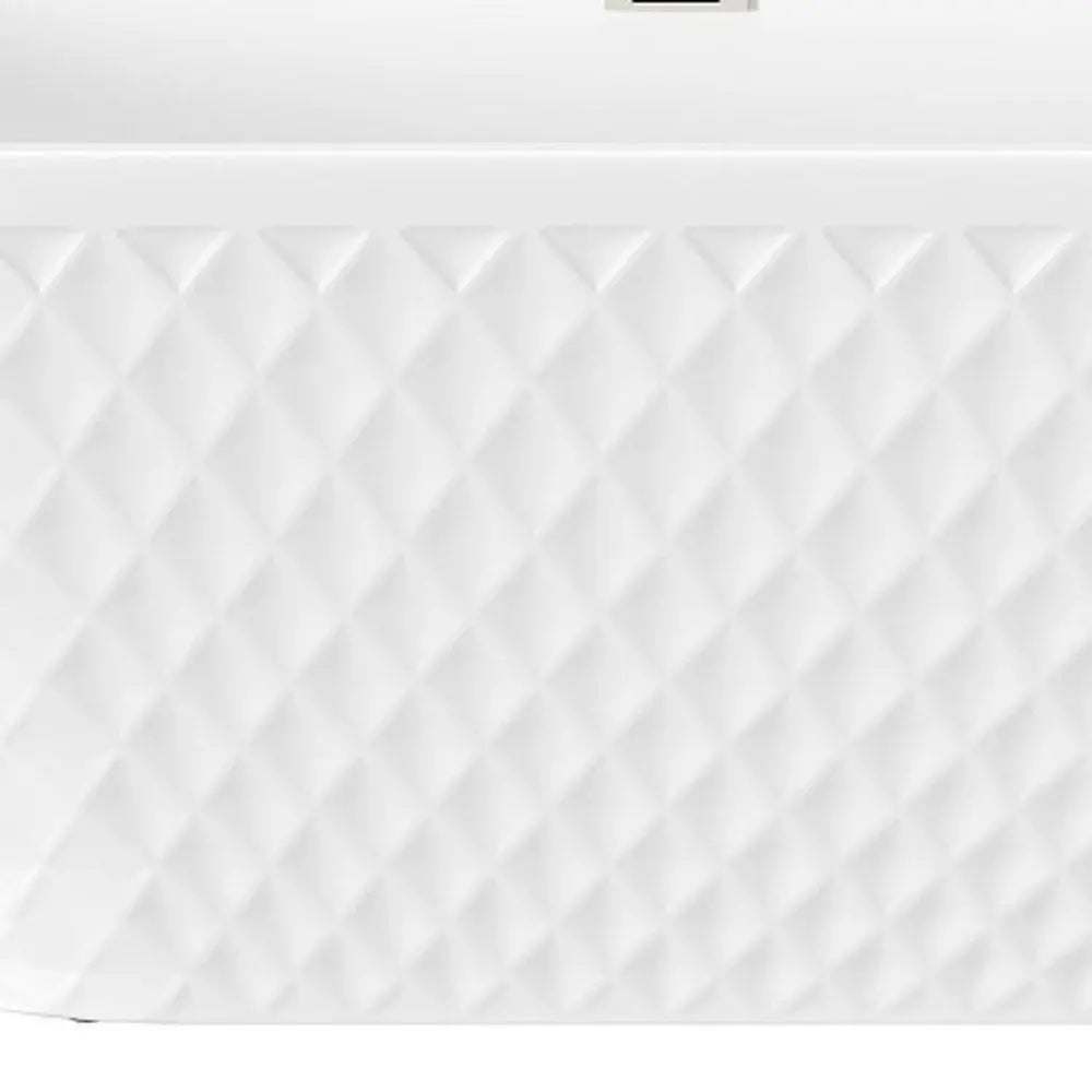 59" White Acrylic Oval Bath Tub HomeRoots