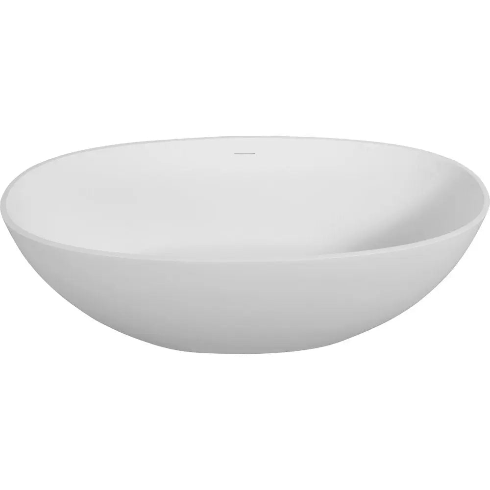 65" White Acrylic Oval Bath Tub HomeRoots