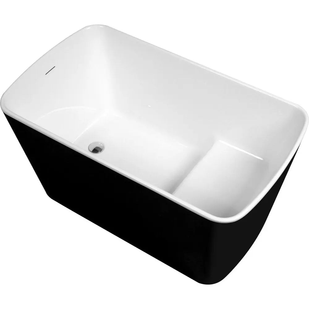 49" White Acrylic Bath Tub HomeRoots