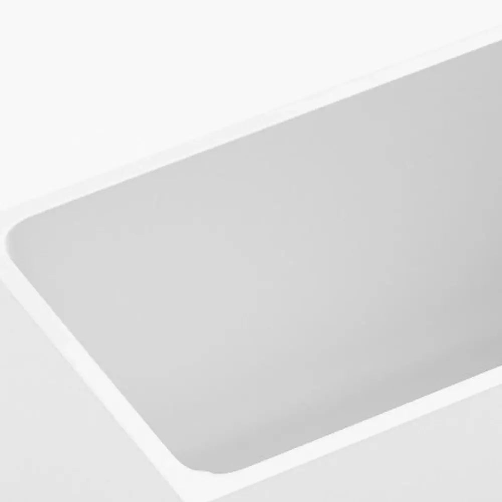 47" White Acrylic Bath Tub HomeRoots