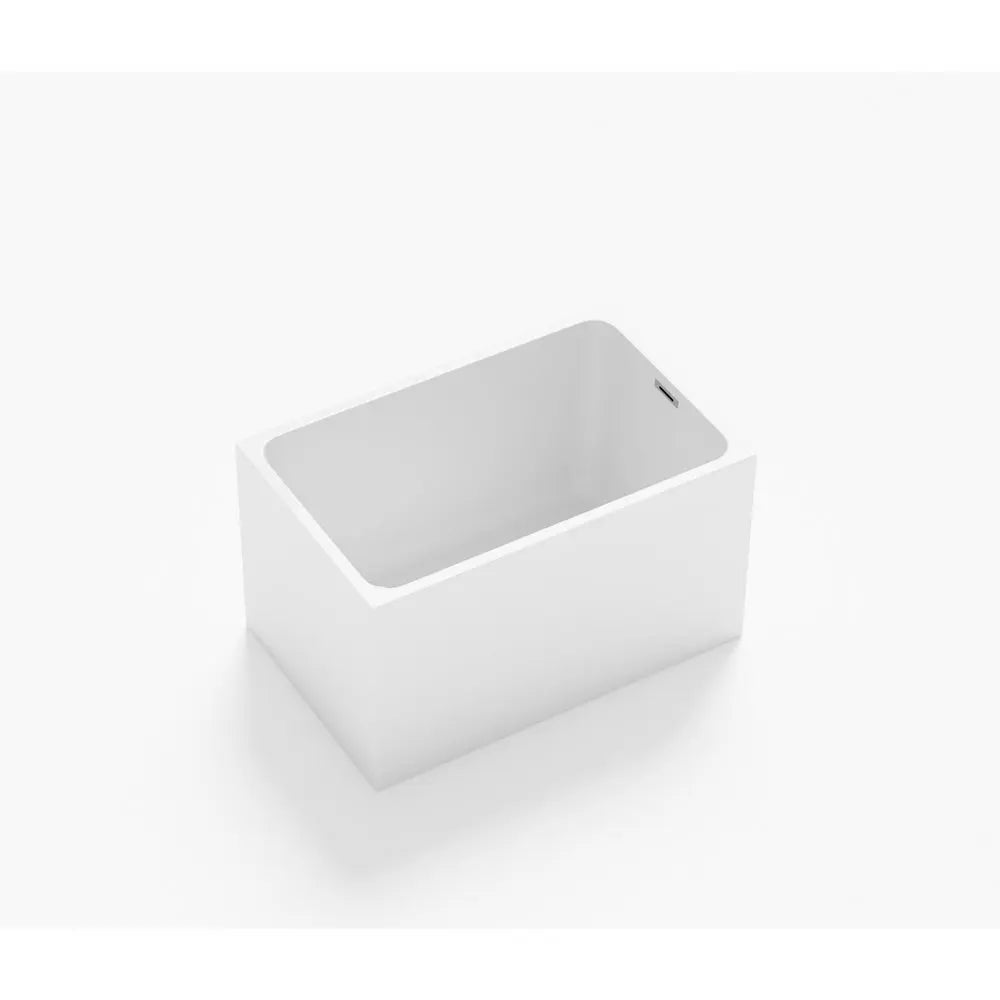 47" White Acrylic Bath Tub HomeRoots