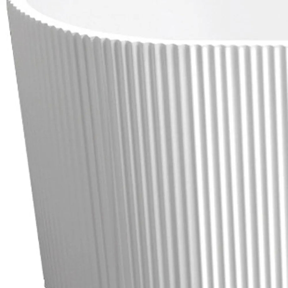 59" White Acrylic Oval Bath Tub HomeRoots