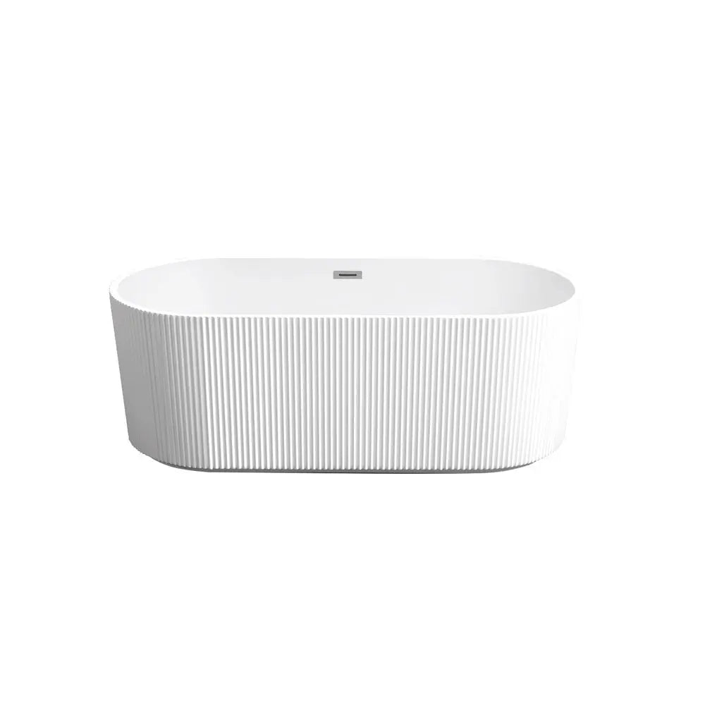 59" White Acrylic Oval Bath Tub HomeRoots