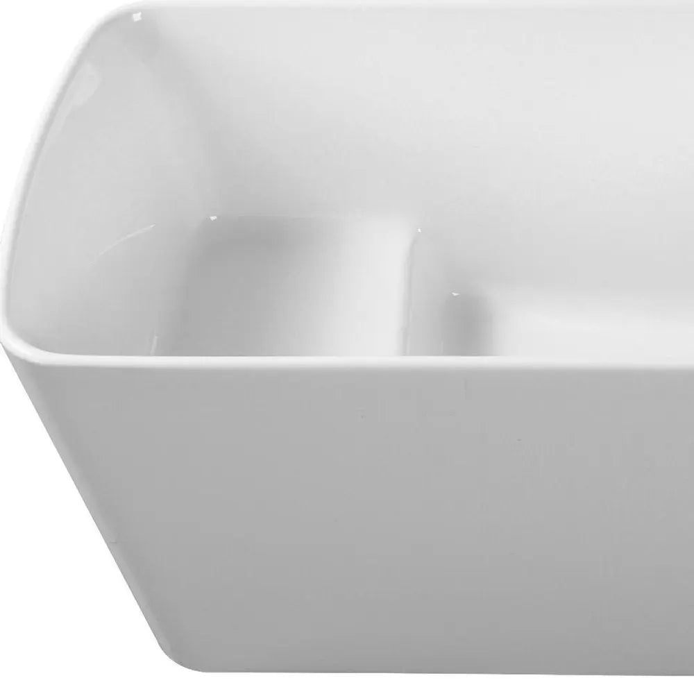 49" White Acrylic Bath Tub HomeRoots