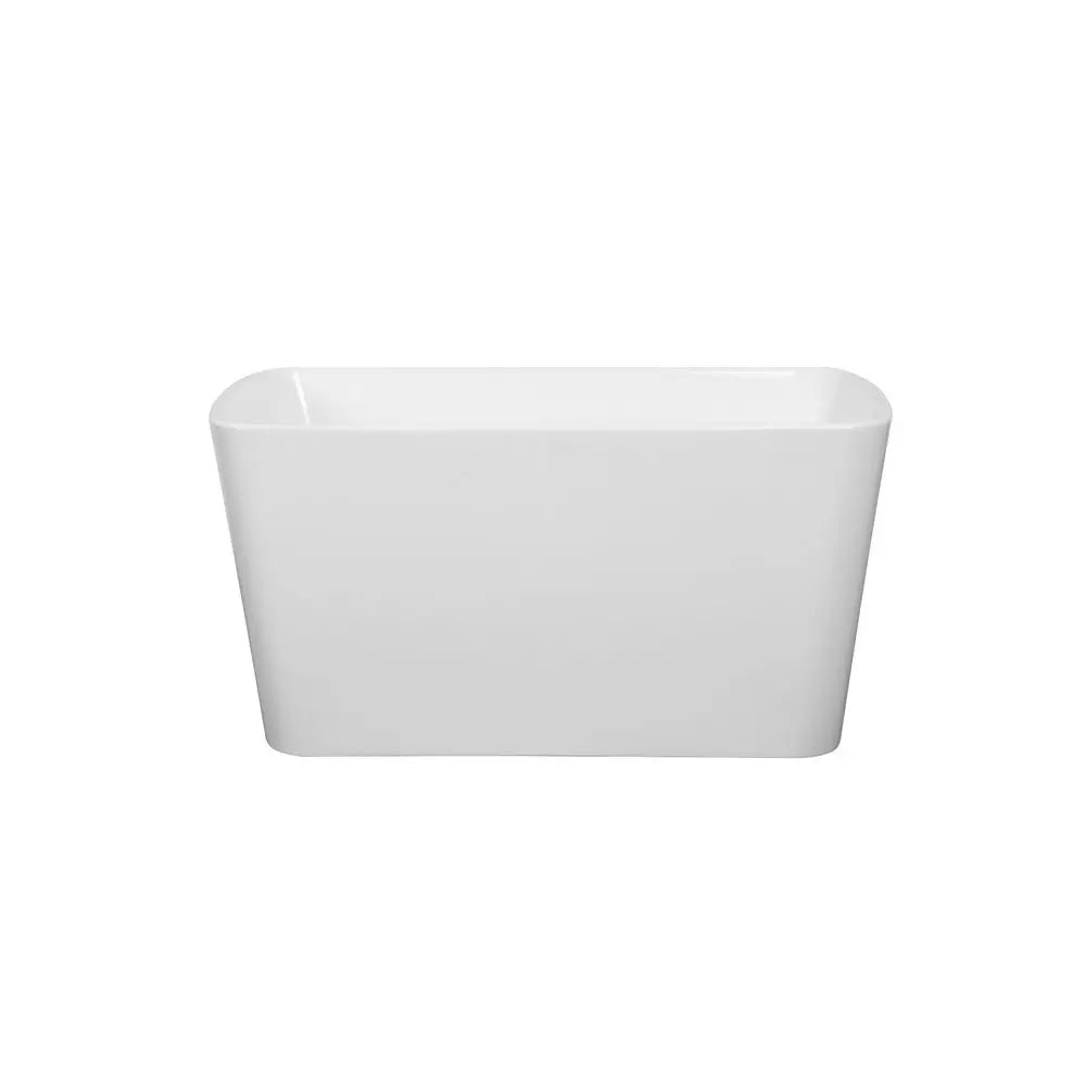 49" White Acrylic Bath Tub HomeRoots