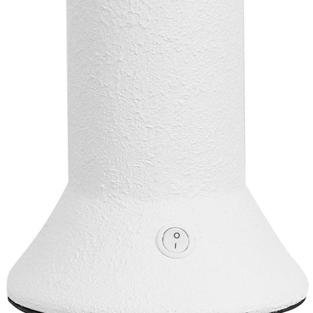 Juego de dos lámparas de mesa geométricas LED transparentes de 13" con pantallas de globo