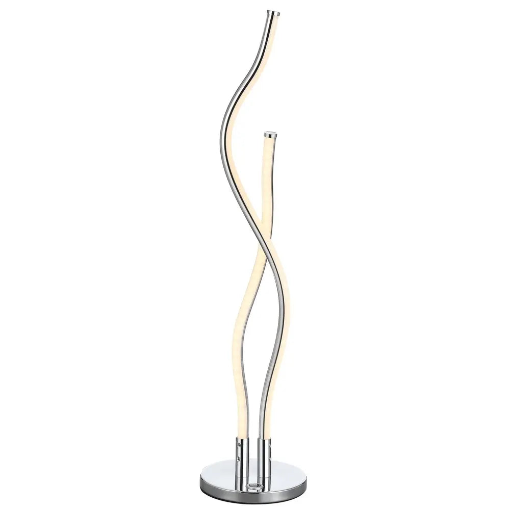 26" Silver Novelty Table Lamp LED HomeRoots