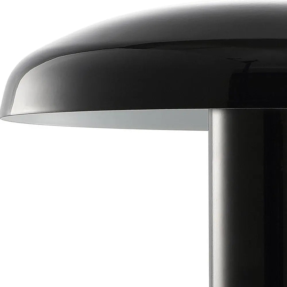 11" Black Novelty USB Table Lamp LED With Globe Shade HomeRoots
