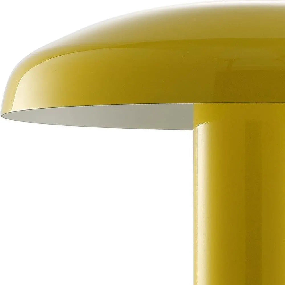 11" Yellow Novelty USB Table Lamp LED With Globe Shade HomeRoots