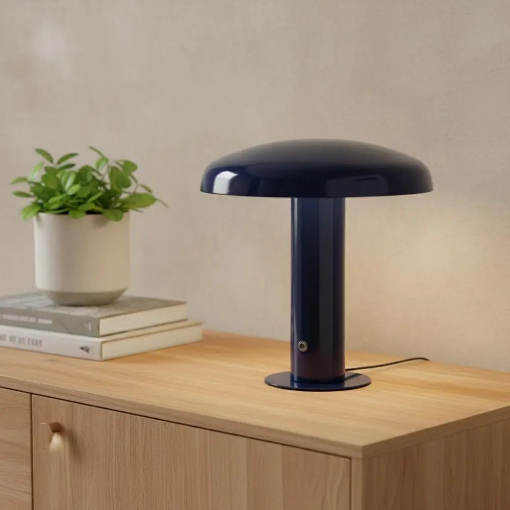 11" Blue Novelty USB Table Lamp LED With Globe Shade HomeRoots