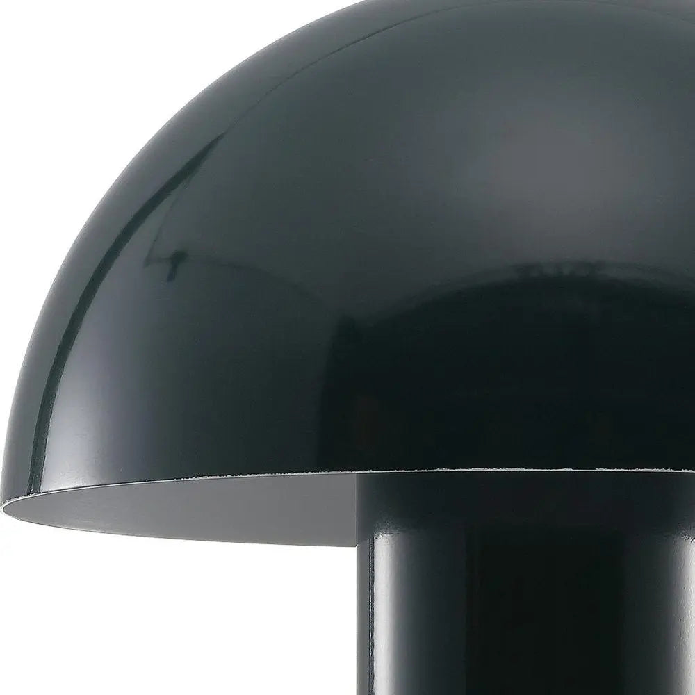 11" Forest Green Novelty USB Table Lamp LED With Globe Shade HomeRoots