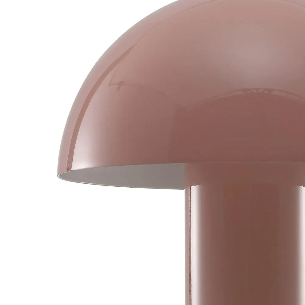 11" Pink Novelty USB Table Lamp LED With Globe Shade HomeRoots