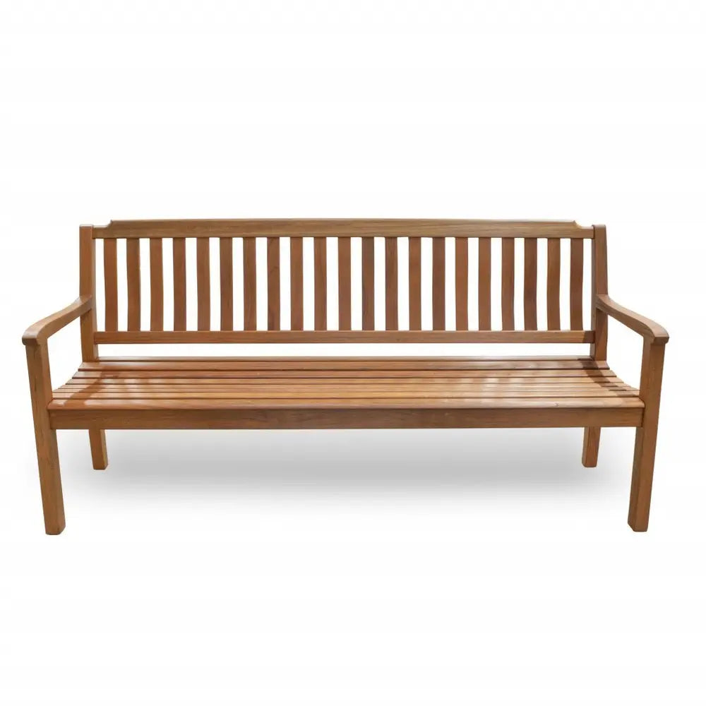 72" Teak Solid Wood Garden Bench - NOBLE HOME INTERIORS