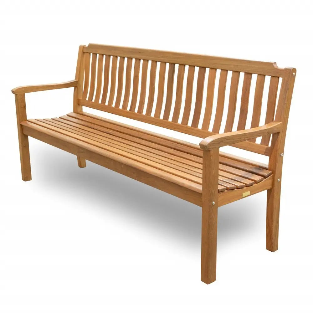 72" Teak Solid Wood Garden Bench - NOBLE HOME INTERIORS