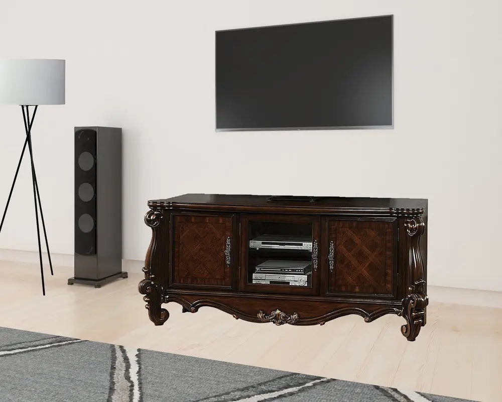 74" Dark Brown Solid Wood - NOVA HOME FURNITURE