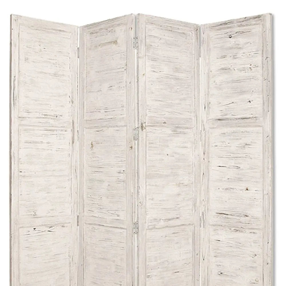 76" X 84" Black Wood Screen - NOBLE HOME INTERIORS