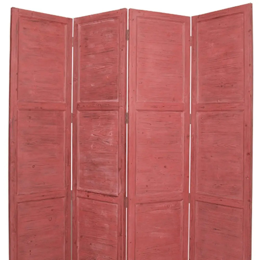 76" X 84" Black Wood Screen - NOBLE HOME INTERIORS