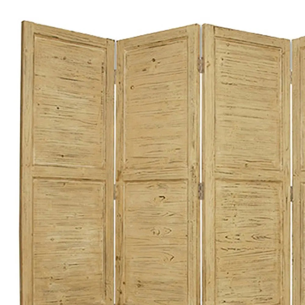 76" X 84" Black Wood Screen - NOBLE HOME INTERIORS