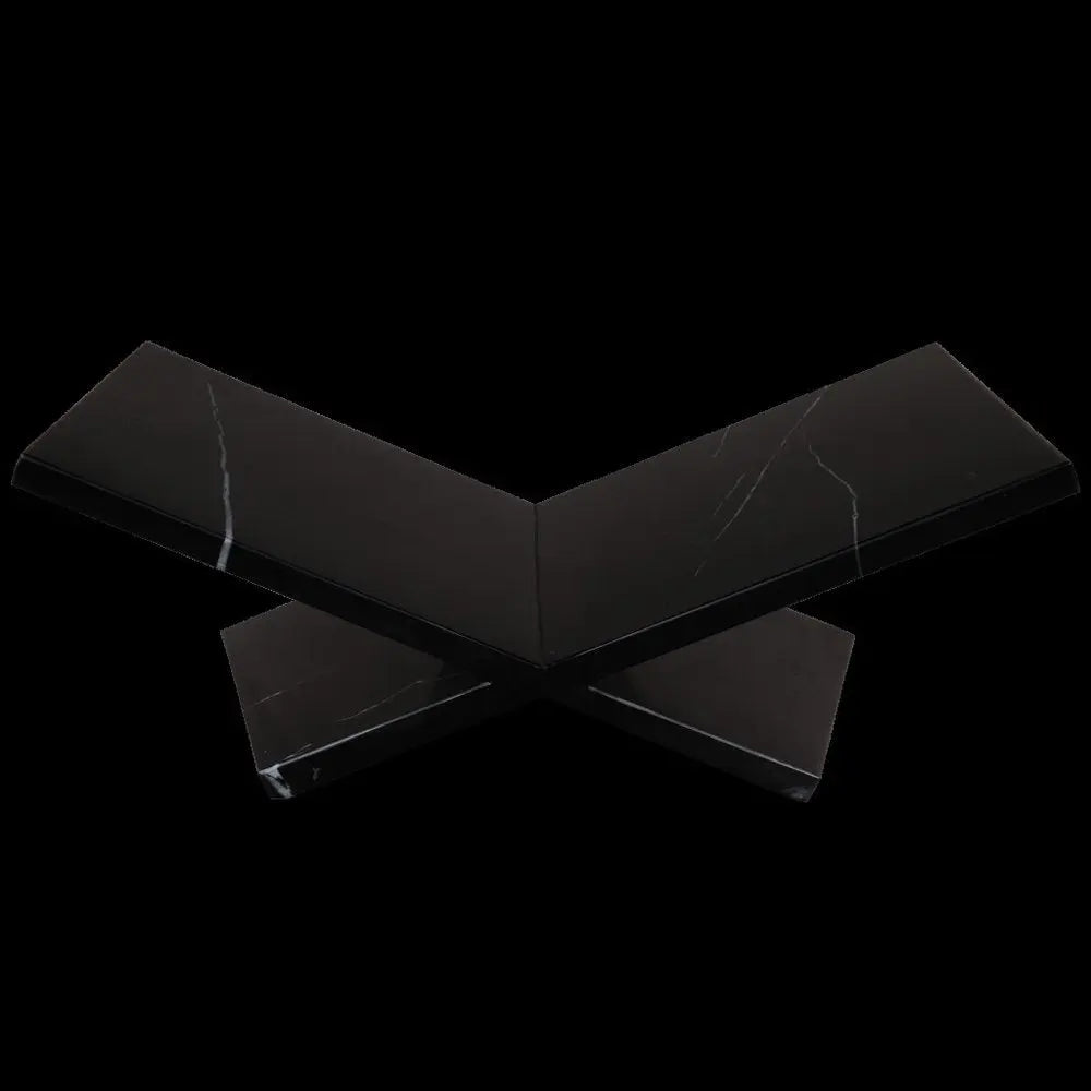 8" Black One Tier Bookcase - NOBLE HOME INTERIORS