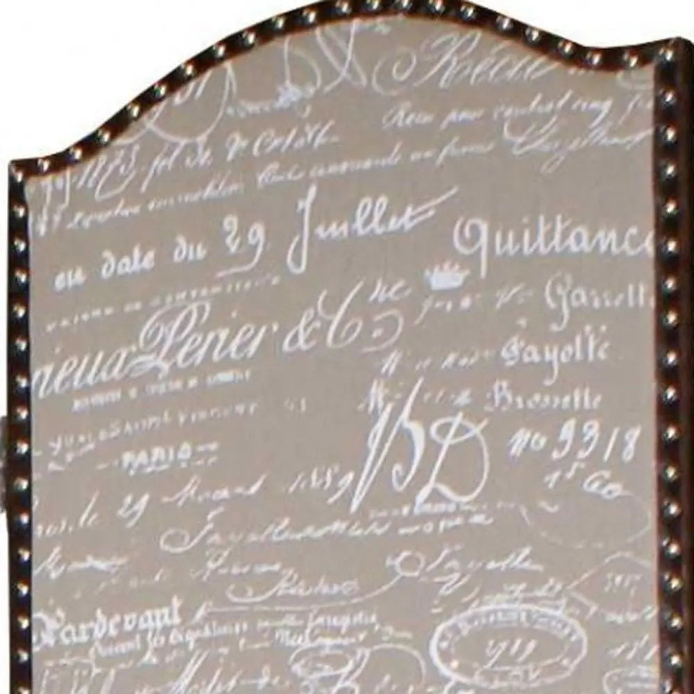 80 X 84 Tan Wood Galore Screen - NOBLE HOME INTERIORS