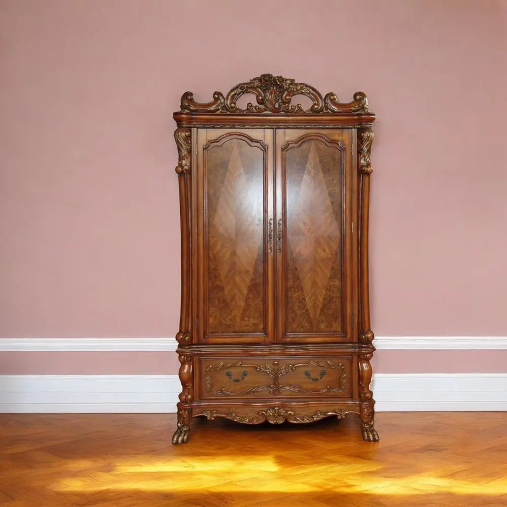 82" Brown Solid And Manufactured Wood - NOVA HOME FURNITURE