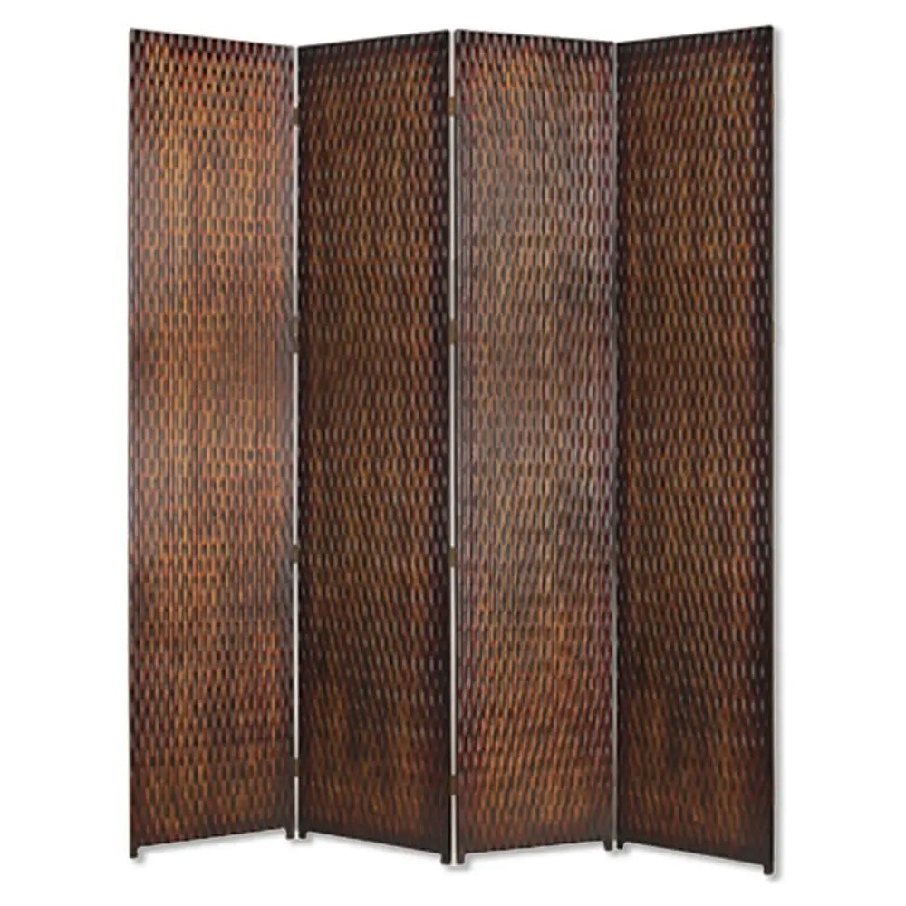 84" X 84" Silver Wood Screen - NOBLE HOME INTERIORS