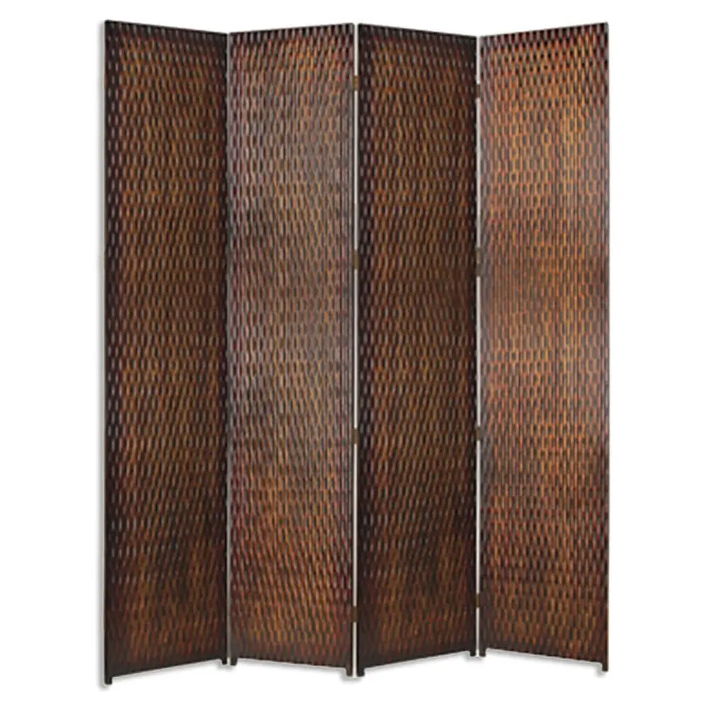 84" X 84" Silver Wood Screen - NOBLE HOME INTERIORS