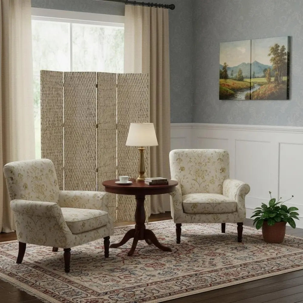 84" X 84" Silver Wood Screen - NOBLE HOME INTERIORS