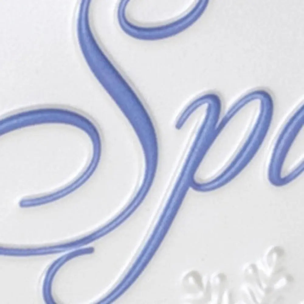 9" X 20" White And Blue Christmas Snowflake Tis The Season Wood Framed Art - NOBLE HOME INTERIORS