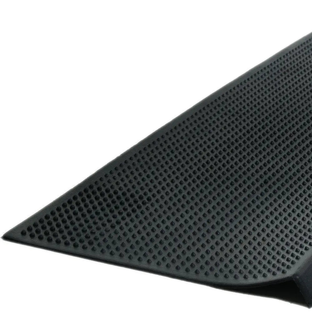 9" X 30" Black Rubber Outdoor Door Mat - NOBLE HOME INTERIORS