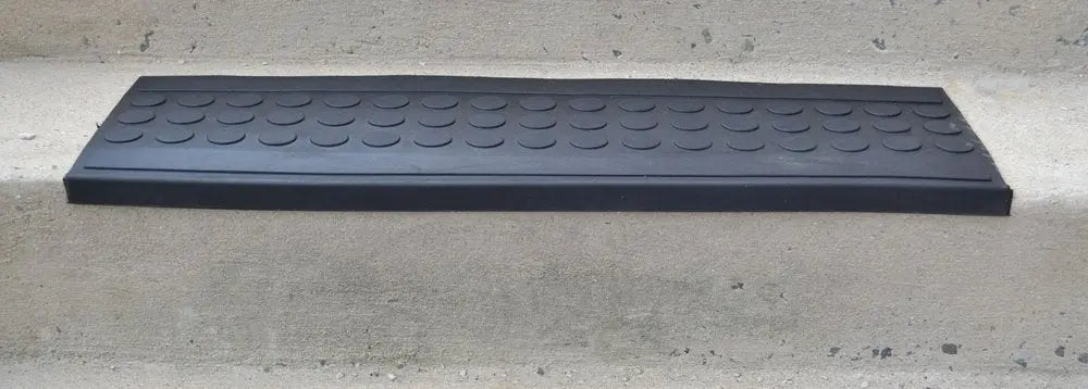 9" X 30" Black Rubber Outdoor Door Mat - NOBLE HOME INTERIORS