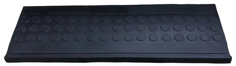 9" X 30" Black Rubber Outdoor Door Mat - NOBLE HOME INTERIORS