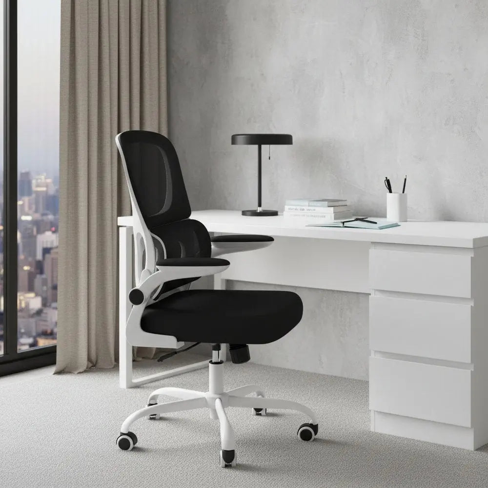 Black Adjustable Height Swivel Rolling Gaming Chair - NOBLE HOME INTERIORS