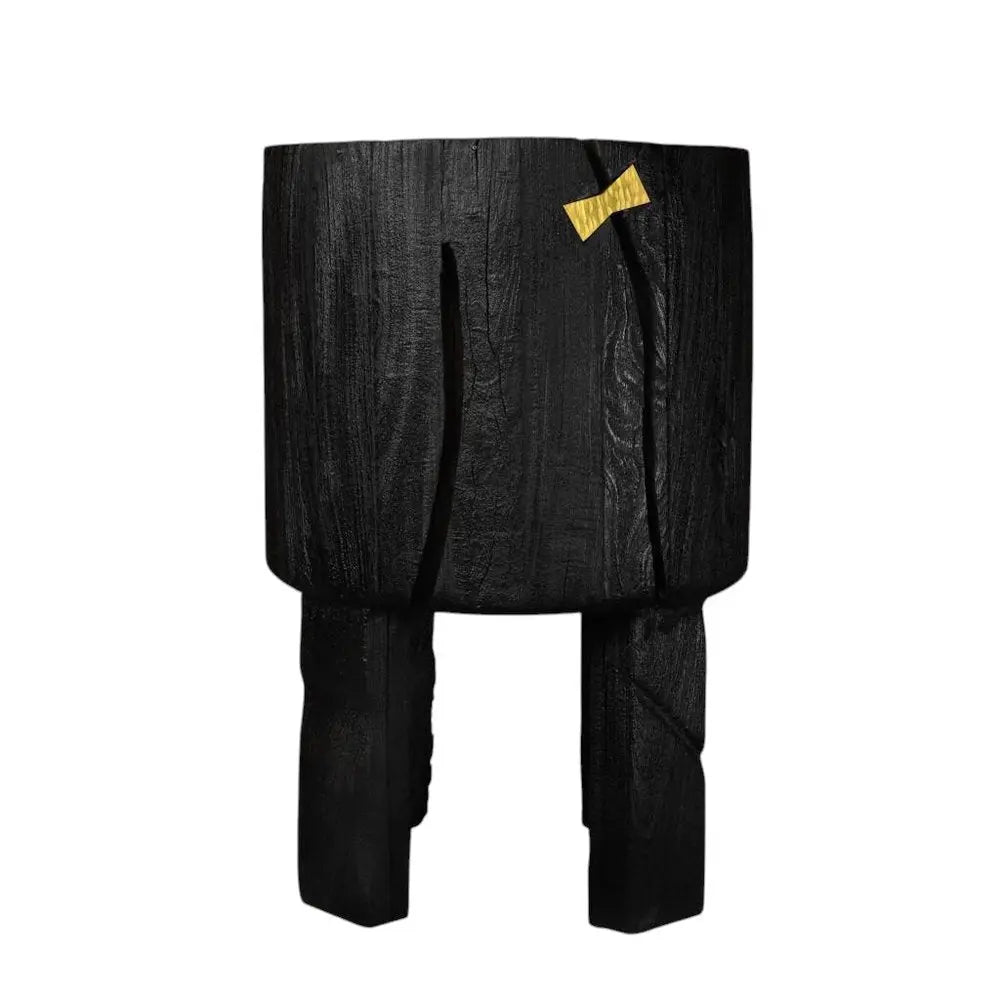 Black Wood Pot Planter - NOBLE HOME INTERIORS