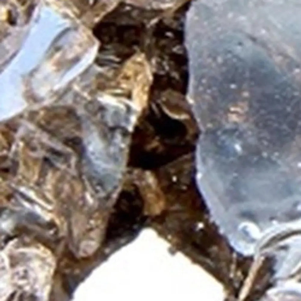 Bronze Round Reflective Fire Pit Glass - NOBLE HOME INTERIORS