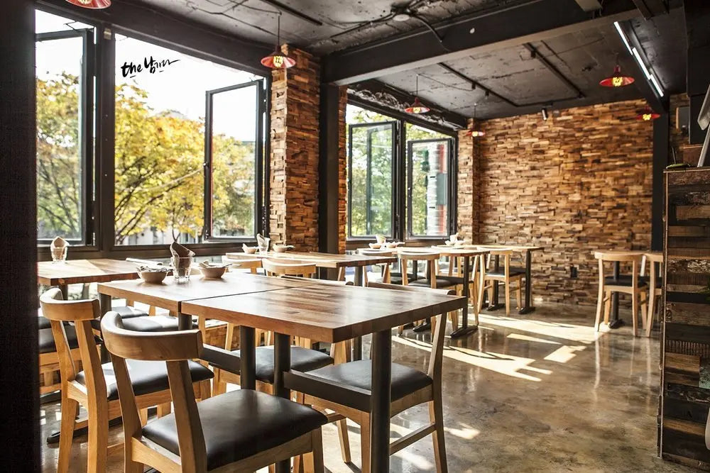 Brown 3D Embossed Abstract Teak Reclaimed Wood Decorative Wall Panels - NOBLE HOME INTERIORS