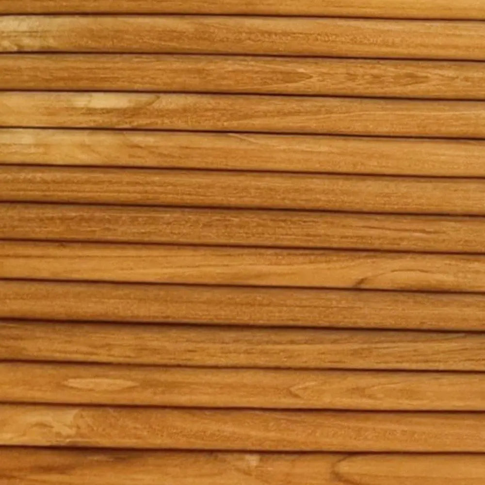 Brown 3D Embossed Striped Teak Reclaimed Wood Decorative Wall Panels - NOBLE HOME INTERIORS