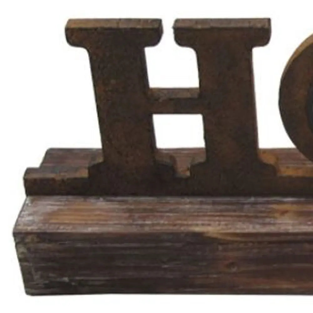 Brown Wood Decor Clock - NOBLE HOME INTERIORS