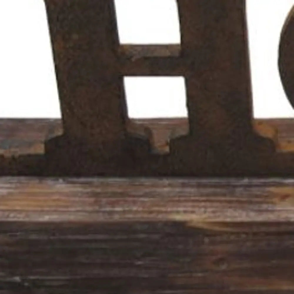 Brown Wood Decor Clock - NOBLE HOME INTERIORS