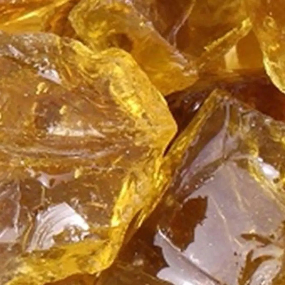 Chestnut Round Reflective Fire Pit Glass - NOBLE HOME INTERIORS