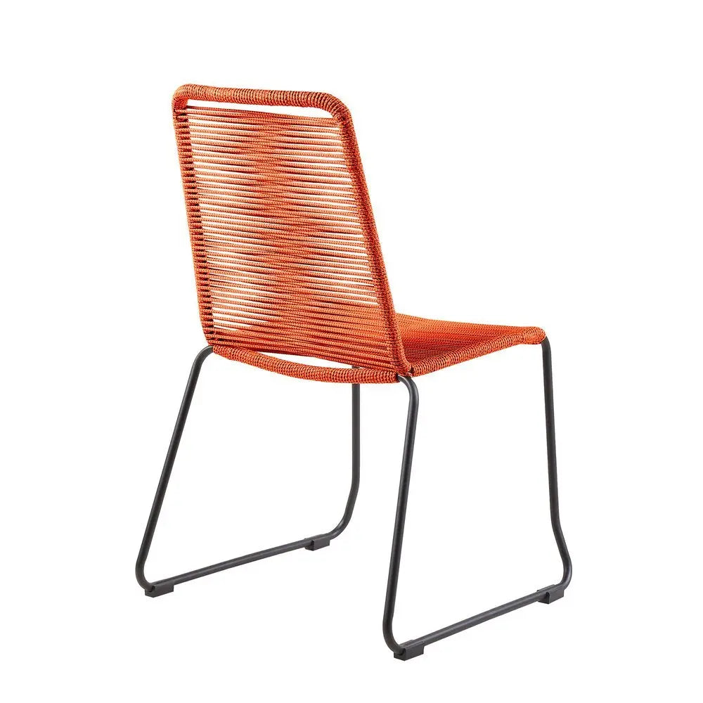 Five Piece Brown and Black Solid Wood Dining Set with Four Chairs - NOBLE HOME INTERIORS