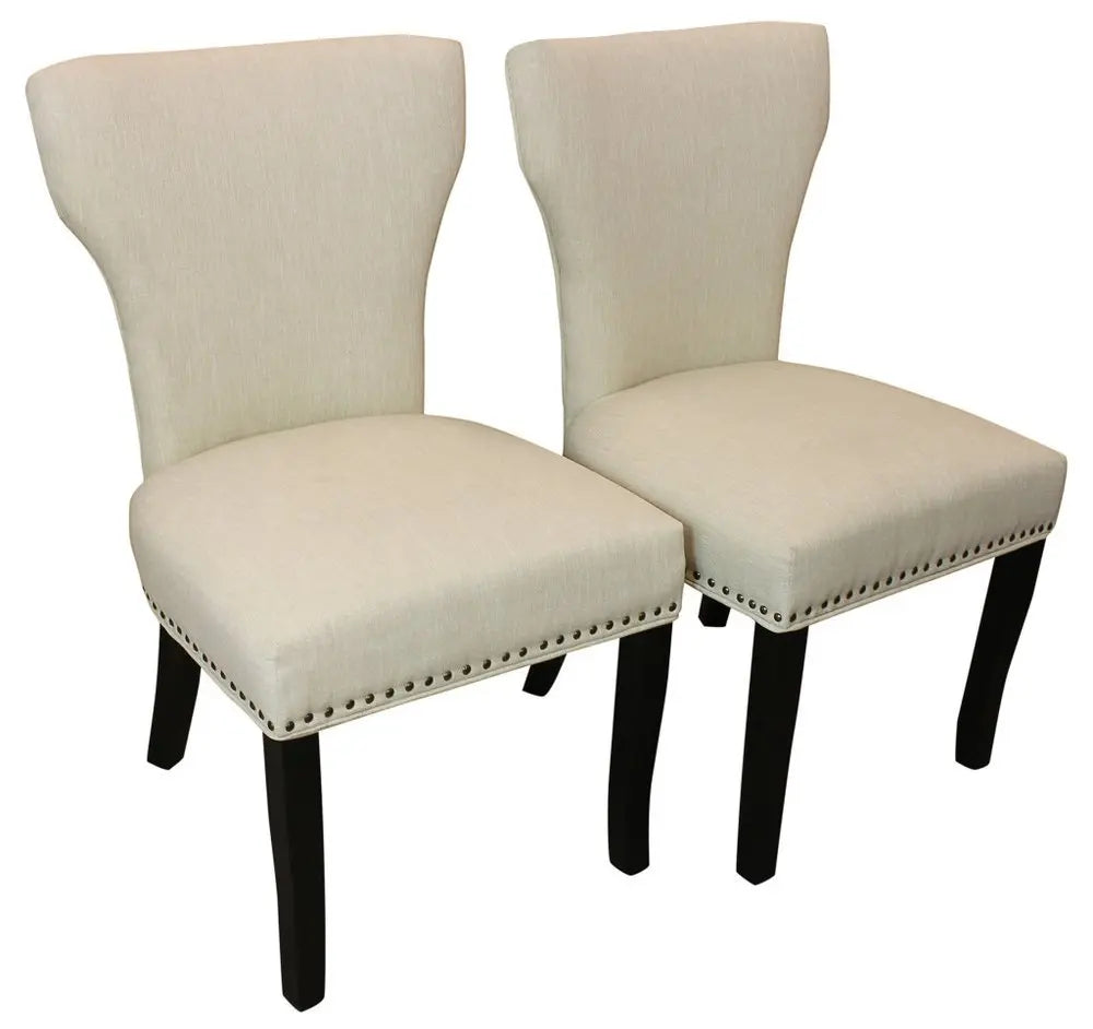 Five Piece Natural Round Solid Wood Dining Set with Four Chairs - NOVA HOME FURNITURE