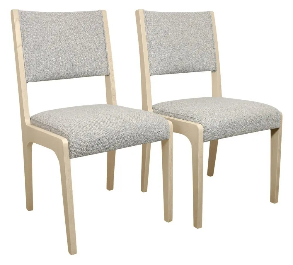 Five Piece Natural Round Solid Wood Dining Set with Four Chairs - NOVA HOME FURNITURE